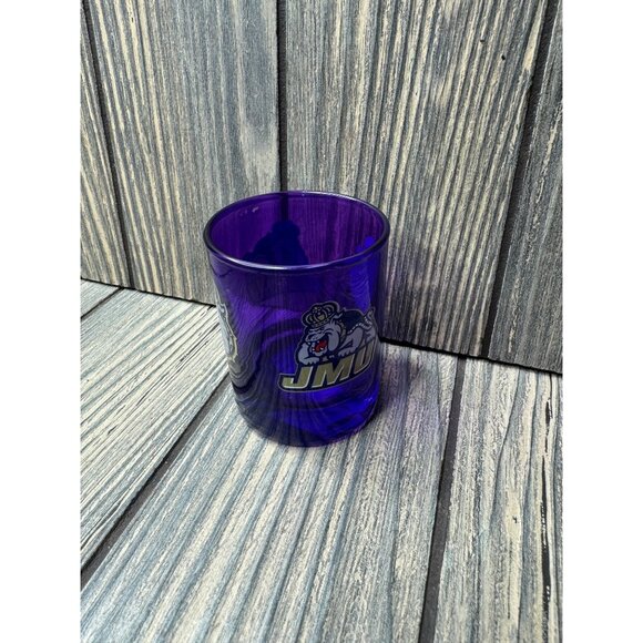 JMU Dukes Purple Shot Glass 1.5 oz - Picture 3 of 5